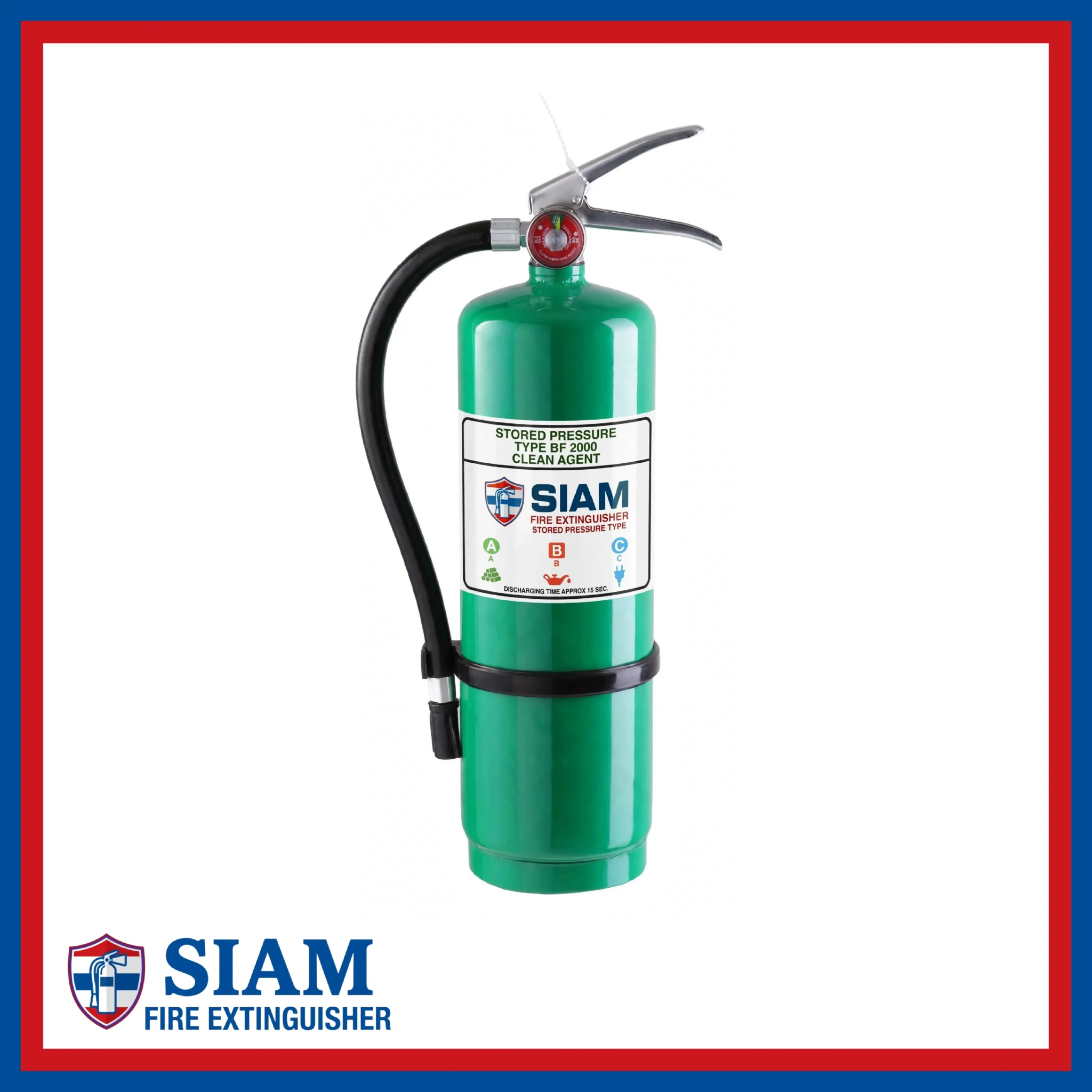 ถังดับเพลิงชนิดน้ำยาระเหย BF2000 (BF2000 Clean Agent Fire Extinguisher)